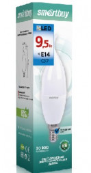 Лампа светодиодная SMARTBUY (SBL-C37-9_5-60K-E14) 9.5W/6000/E14