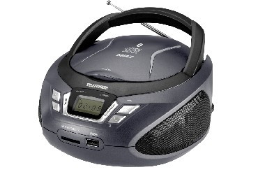 Аудиомагнитола MP3 TELEFUNKEN TF-CSPR3495B серый