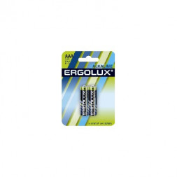 Элементы питания ERGOLUX (11743) LR03 ALKALINE BL-2 (LR03 BL-2, батарейка,1.5В)
