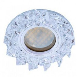 СВЕТИЛЬНИКИ ВСТРАИВАЕМЫЕ ECOLA SK16RCEFB MR16 LD1661 GU5.3 GLASS прозрачный/зеркальный/хром