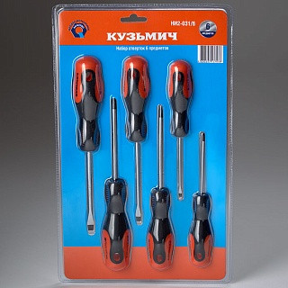 Набор отверток КУЗЬМИЧ НИ2-031/6