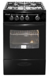 Плита газовая ЛЫСЬВА ГП 400МC СТ-2у черная без крышки