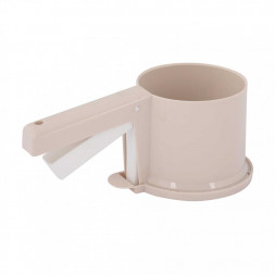 Просеиватель АЛЬТЕРНАТИВА М8201 для муки (бежевый)