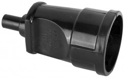 Штепсельная розетка VOLSTEN (14447) Sb1-MZ11 16А, розетка Черная