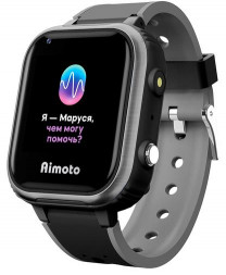 Умные часы AIMOTO IQ 4G с голосовым помощником Маруся (черные)
