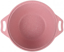 Кастрюля KUKMARA к21tsr а/пр литая 2,0л стекл/кр Trendy style rose