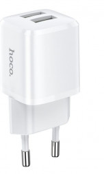 СЗУ HOCO (6931474742001) N8 2USB 2.4A белый