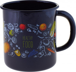Кружка APPETITE 1с3с Healthy food эмал 1,0л