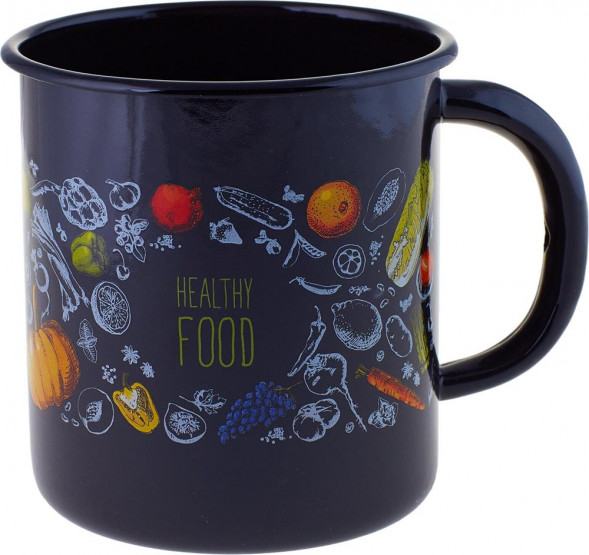 Кружка APPETITE 1с3с Healthy food эмал 1,0л