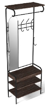 Вешалка SHEFFILTON M-3026 венге/черный