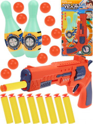 Игрушка NO NAME Пистолет Точная цель (пули мягкие,аксес.,в пак.) (41x21,5 cм) ( Арт. 2311989)