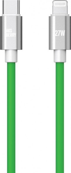 AKSBERRY (6900327630017) X165 Liquid silicone Type-C -Lightning, зеленый