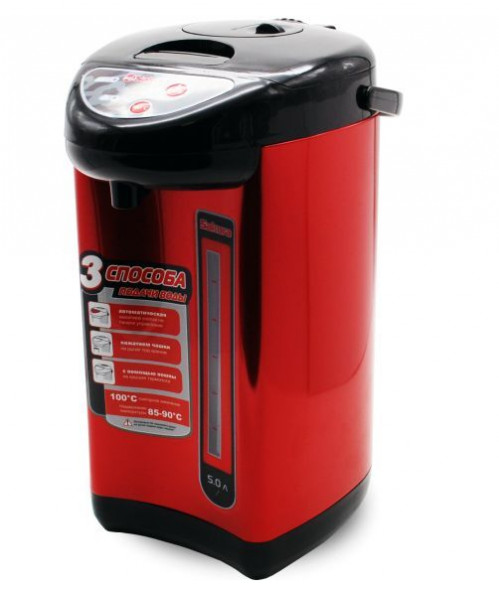 Термопот SAKURA SA-335BR 4.2л красн/черн