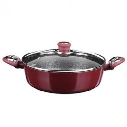 Сотейник SATOSHI Ла Мери Сотейник литой d=28х8см, с крышкой, антипригарное покрытие мрамор, индукция 846-488