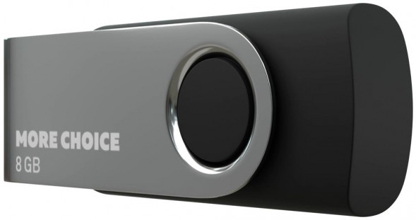 флэш-накопитель MORE CHOICE (4610196407512) MF8-4 USB 8Gb 2.0 Black