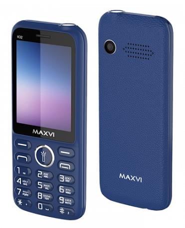 Телефон мобильный MAXVI K32 Blue