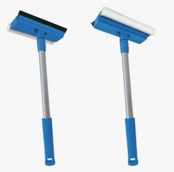 Швабра ЗЛАТА WR6288 с телескопической ручкой голубой