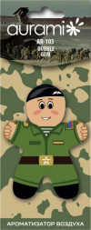 Ароматизатор подвесной AURAMI AR-103 Армия России - Морпех Бабл Гам 48372