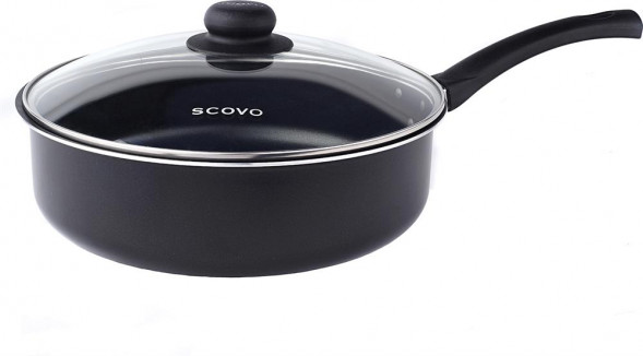 Сотейник SCOVO RC021 Consul а/пр 26см стекл/кр