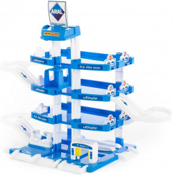 Игрушка ПОЛЕСЬЕ Паркинг ARAL-2 4-уровневый (в коробке) 46086
