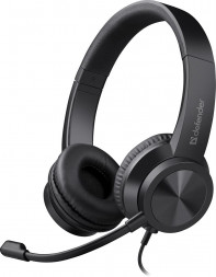 Гарнитура DEFENDER (63151) Tune 150 черный, провод 1.8 м