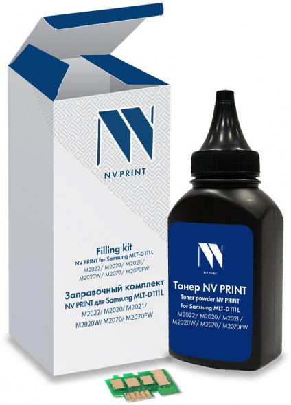 Комплект заправочный NV PRINT NV-ZKMLT-D111L черный