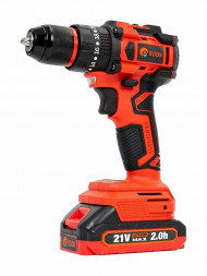 Дрель-шуруповерт EDON UAD-21PBL черный/красный 27519 21В, 2аккум., бесщеточный