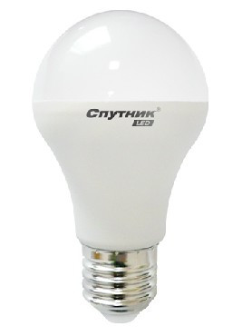 Лампа светодиодная СПУТНИК LED A60 - 10W (220V*3000K*E27)