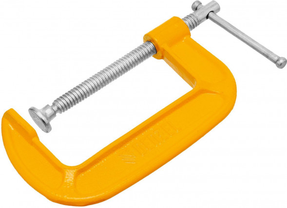 DENZEL Струбцина G-образная, 4", 100 мм// 7720584