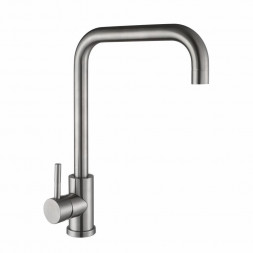 Смеситель АНТЕЙ 511515-ANT Булат Смеситель д/кухни шар. с высоким изливом нерж.сталь