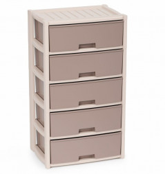 Комод АЛЬТЕРНАТИВА М8760 Колорит 5-ти секцион. широкий (бежевый)