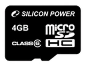 Карта памяти SILICON POWER MicroSDHC 4GB Class6(5)