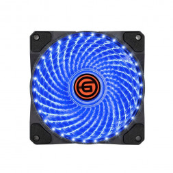 Вентилятор GINZZU LED 12LB33 (синий) (17617)