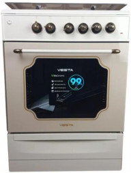 Газоэлектрическая плита VESTA Valencia VGE 10-E Retro CHU с VD бежевый VESTA Valencia VGE 10-E Retro CHU с VD бежевый