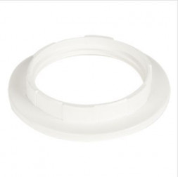 патроны и переходники ECOLA RB7SPWEAY BASE Кольцо дополнительное к патрону E27 Белый (1 из уп. по 100)