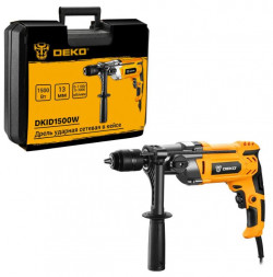 Перфоратор DEKO DKID1500W двухскоростная, в кейсе, с быстрозажимным патроном 063-4322