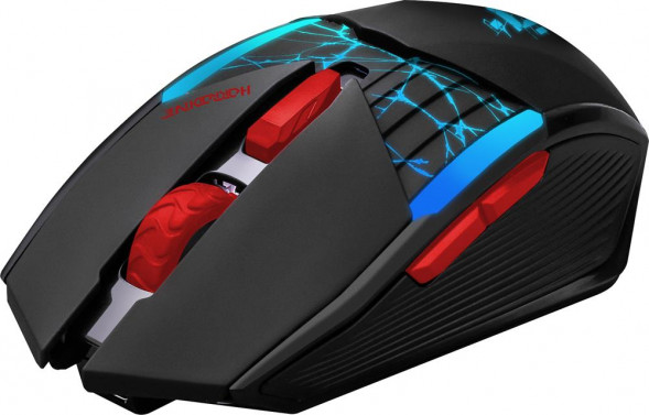 Мышь DEFENDER Беспроводная игровая мышь Horrodine GM-237 черный,6кнопок,3200dpi,радужн