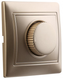 выключатель SMARTBUY (SBE-01c-2.5-D-0) Венера, светорегулятор,шампань