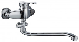 Смеситель для ванны GOTA ROCIO G115610-GOTA Madrid Смеситель д/ванны шар. с изливом S-40см. перекл.душа d40