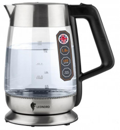 Чайник электрический LEONORD LE- 1508 (1,8 л) стекло, пластик 104866