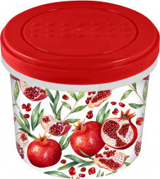 IDILAND Asti Scarlet с завинчивающейся крышкой 0,7л с декором (красный) 221154706/03