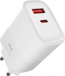 СЗУ MORE CHOICE (4620202555540) NC81i СЗУ 1USB+1Type-C 3.0A PD 20W+ QC3.0 , белый