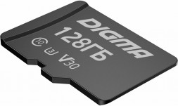 Карта памяти DIGMA Флеш карта microSDXC 128GB CARD30 V30 + adapter