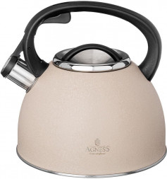 Чайник AGNESS 907-250 BEIGE 2,5л индукция