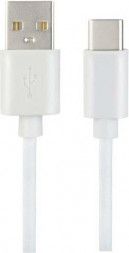 Кабель PERFEO (U4704) USB A вилка - Type-C вилка, 2.4A, белый, длина 1 м., Type-C ONE