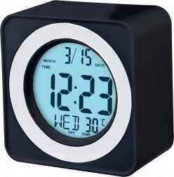 Часы-будильник PERFEO (PF_C3742) Bob PF-F3616 чёрный