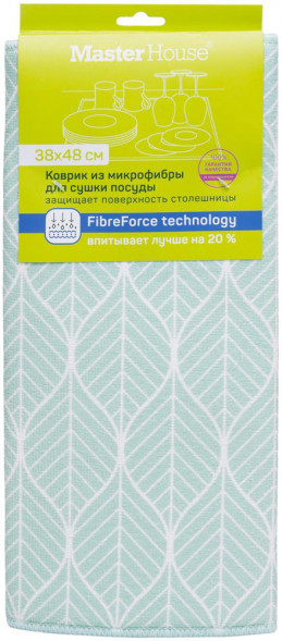 Коврик для сушки MASTER HOUSE Хорошее настроение из микрофибры 38*48см 60197