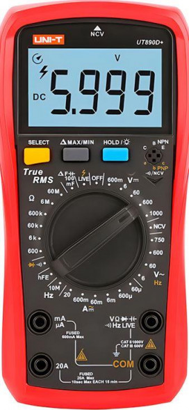 Мультиметр UNI-T (13-0071) Мультиметр универсальный UT890D+