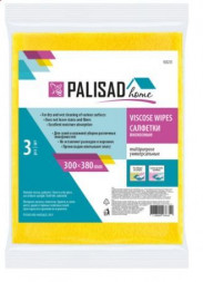 Салфетка PALISAD Салфетки вискозные универсальные 300X380 мм, 3 шт., HOME 923215