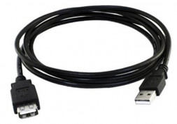 кабель USB EXPLOYD EX-K-1400 Кабель USB 2.0 AM - AF 2.0M чёрный